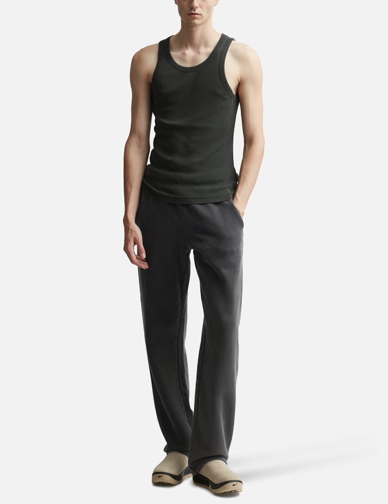 Entire Studios Straight Leg Sweat Pants - Heavy enzyme-washed