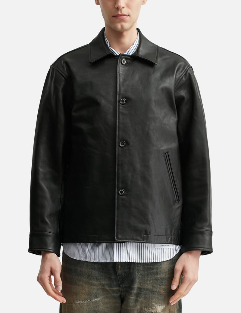☆NEIGHBORHOOD. LEATHER. CAR. COAT. NEIGHBORHOOD】LEATHER CAR COAT (Neighborhood/レザー