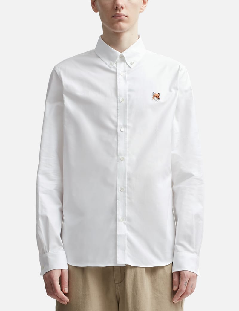 Maison Kitsuné - Button Down Classic Shirt | HBX - Globally