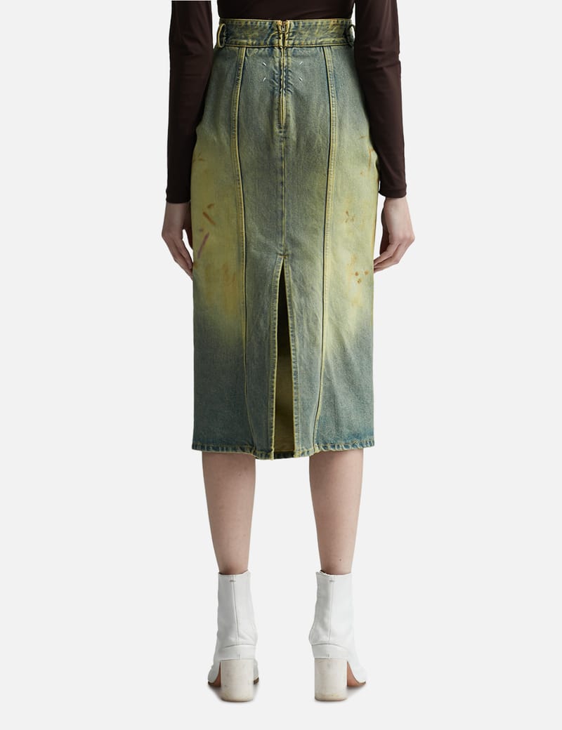 Maison Margiela ニーレングス デニム スカート メゾン マルジェラ - ニーレングス デニム スカート | HBX