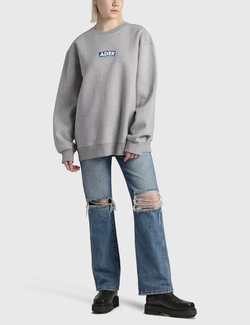 Ader Error - OG BOX LOGO SWEATSHIRT | HBX - Globally Curated