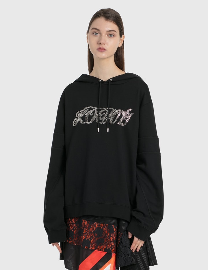 KOCHÉ - Crystals Logo Hoodie | HBX - Globally Curated Fashion and ...