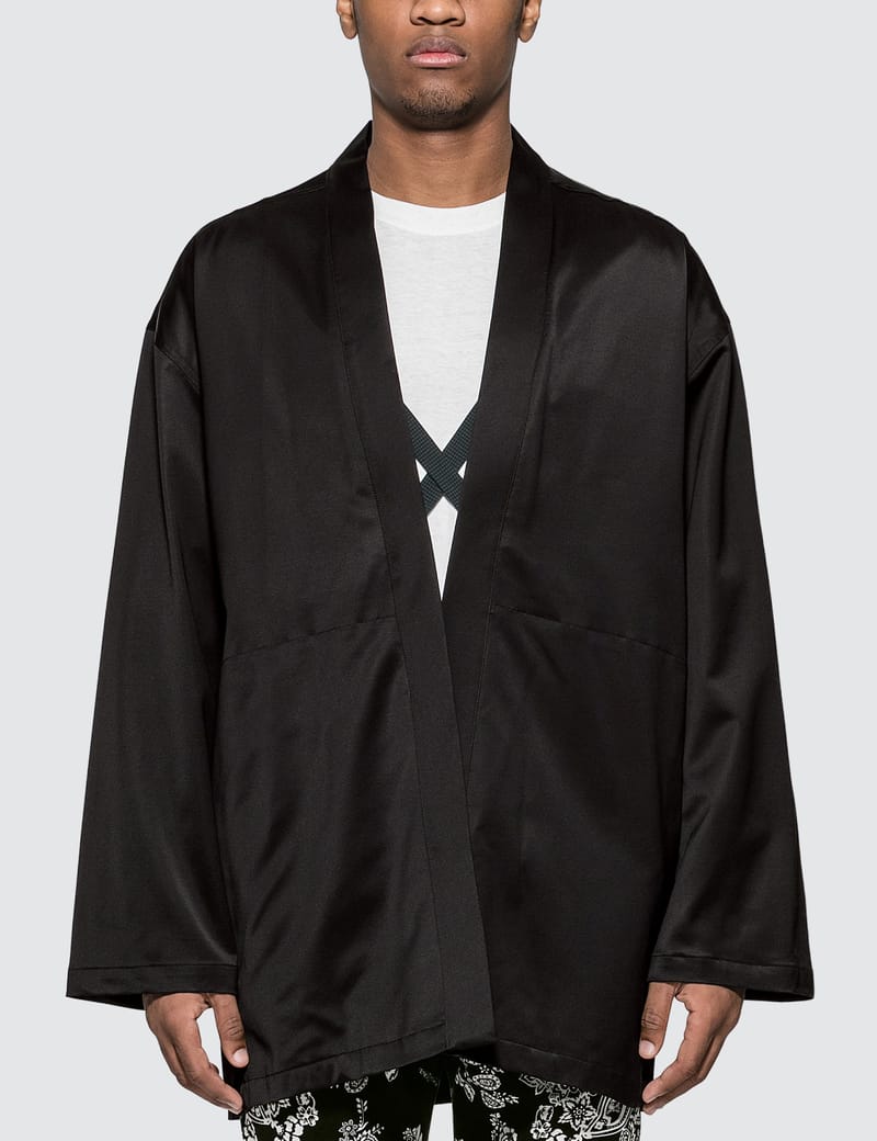 【希少完売品】 Sasquatchfabrix. HAORI COAT 22AW Sasquatchfabrix. - Crow Pattern Haori Jacket | HBX