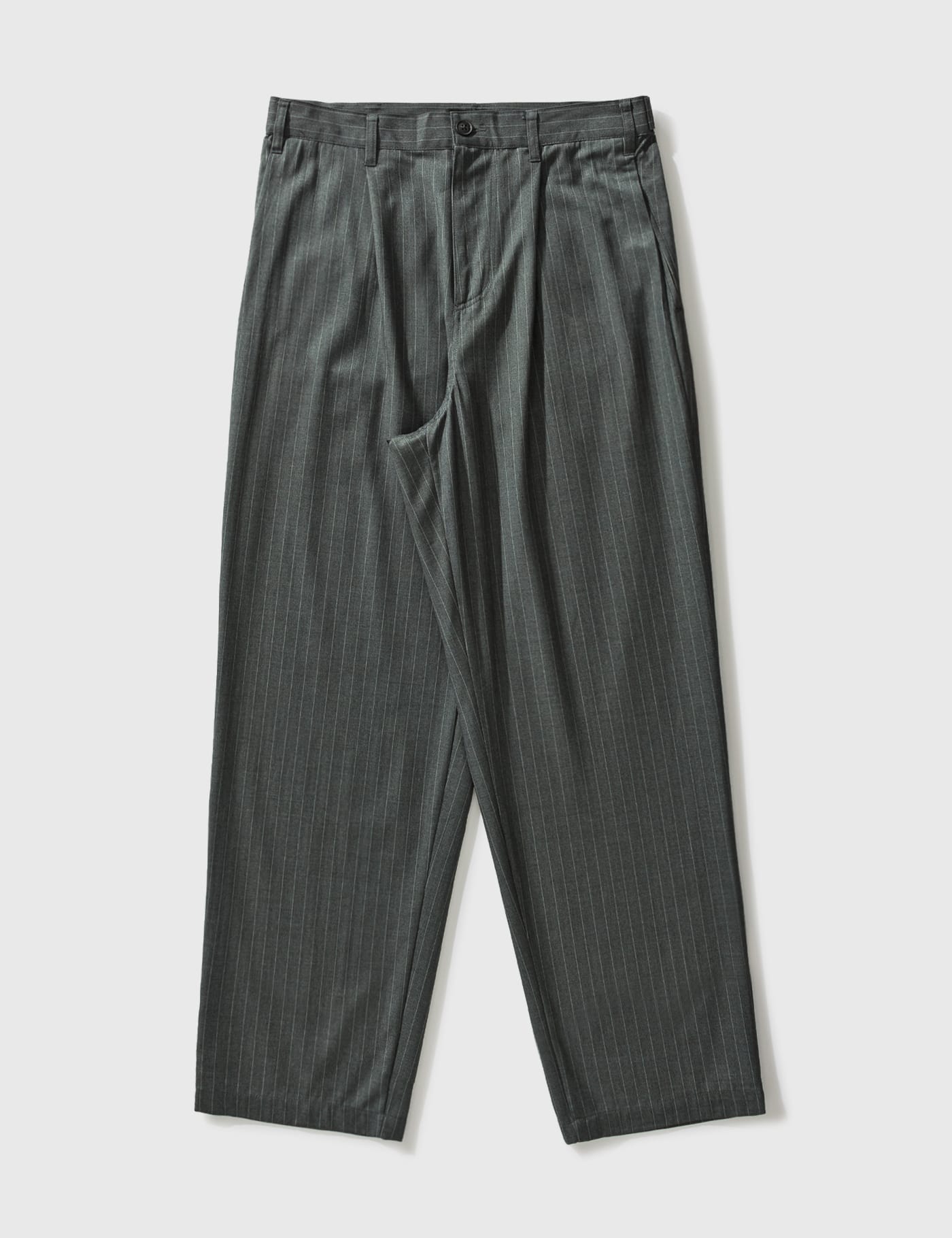 Stüssy - Striped Volume Pleated Trousers | HBX - Globally Curated