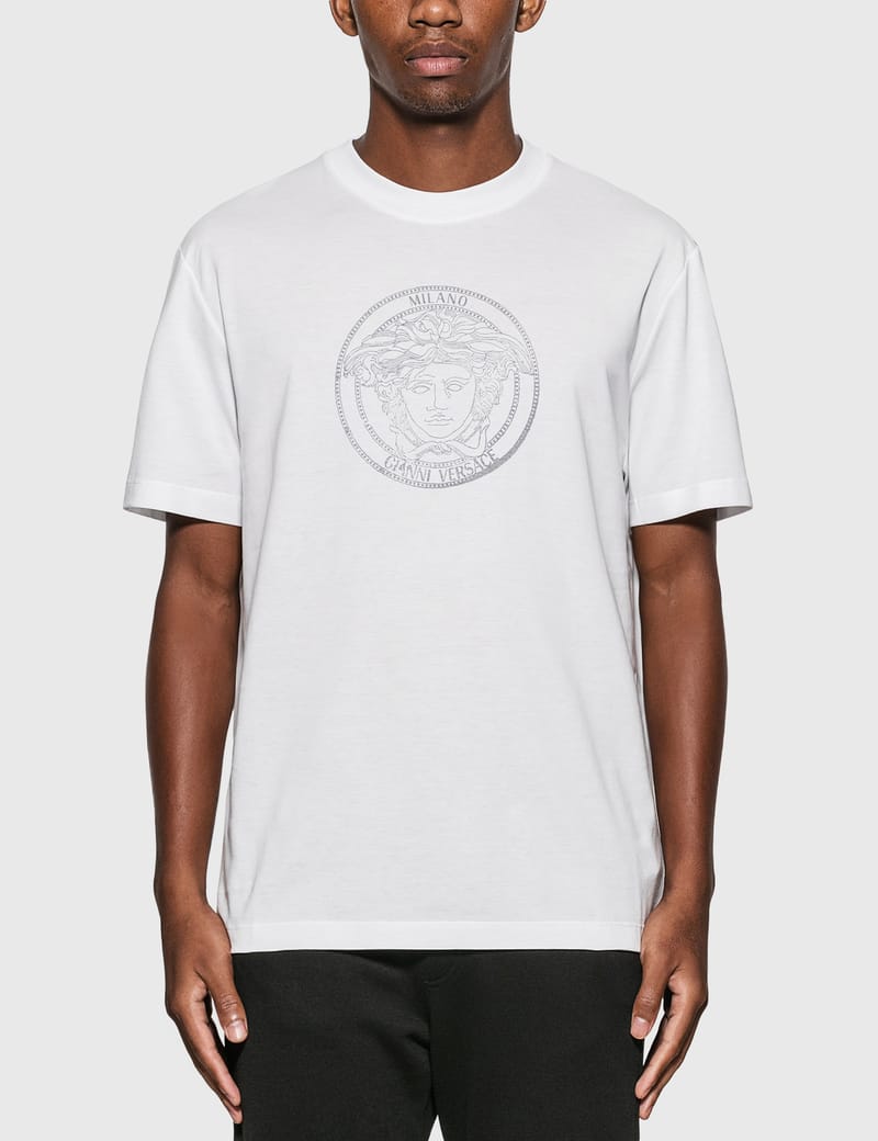 Tシャツ・カットソー VERSACE FW25 MEDUSA ROCK (1013302 1A150831W000) Medusa Rock T-Shirt | VERSACE US