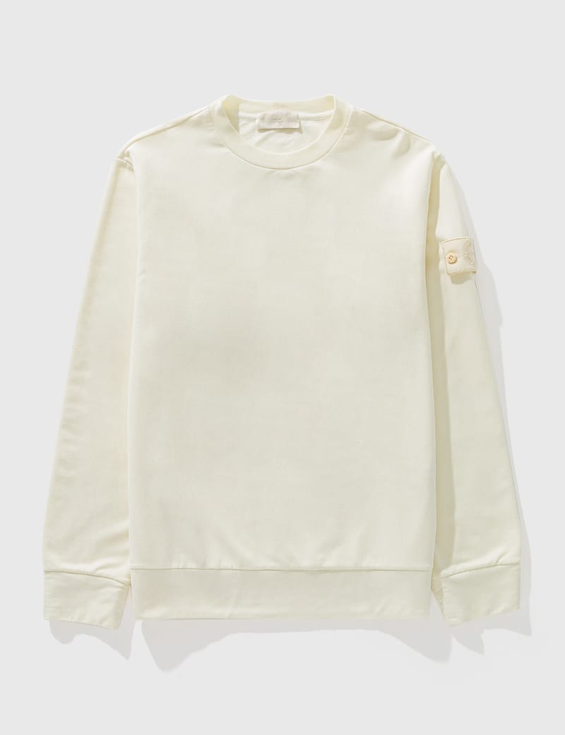 White sweatshirt stone online island