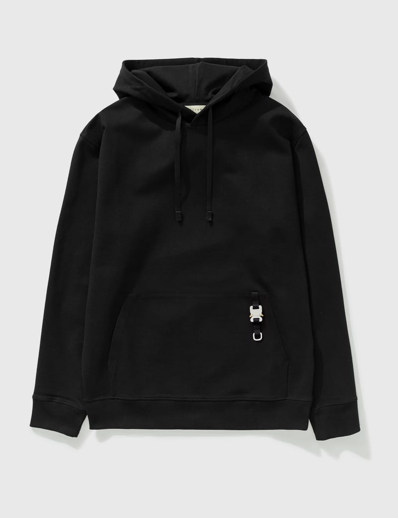 1017 Alyx 9SM♦メタル バックル カラー パーカー 1017-alyx-9sm-black-metal-