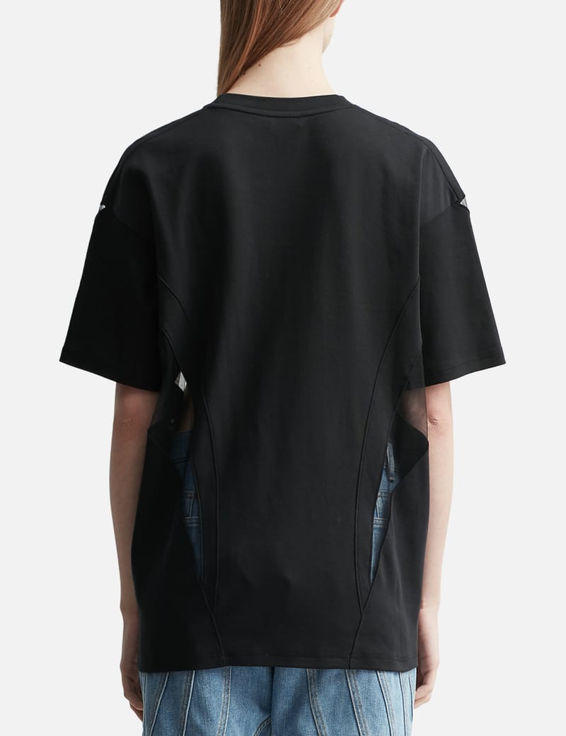 Tシャツ・カットソー MUGLER Woman T-Shirt Black 25P3TS01176016 1999 signature t-shirt woman black - MUGLER - d — 2