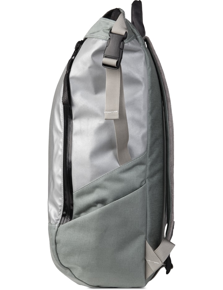 Nocturnal Silver Zip Top Backpack HBX Globally Curated