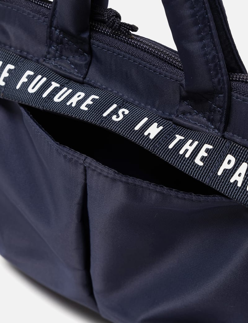 Human Made Mini Helmet Bag - Navy nylon crossbody with detachable