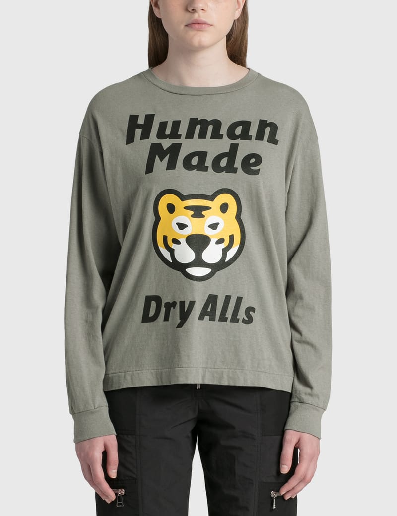 Human Made ドライ オール ロングスリーブ Tシャツ ヒューマンメイド - ドライ オールロングスリーブ Tシャツ | HBX