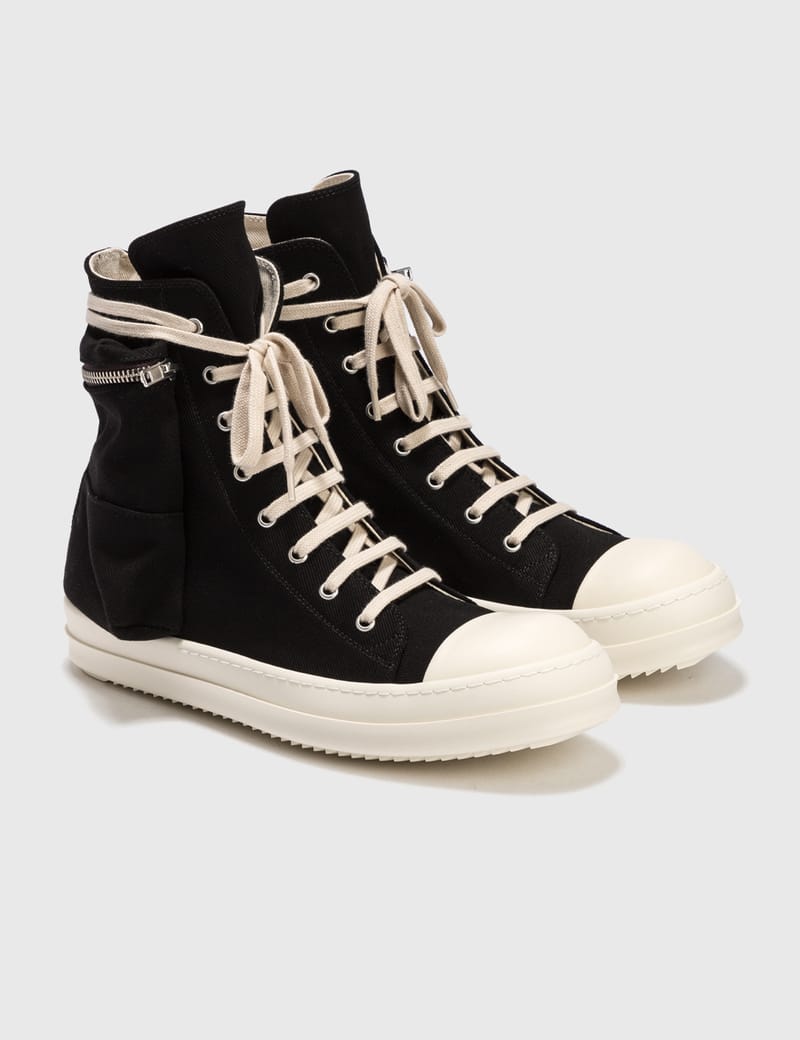 Rick Owens Drkshdw - Cargo Hi Top Sneakers | HBX - Globally