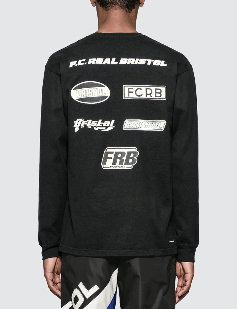 F.C. Real Bristol - Multi Logo L/S T-Shirt | HBX - Globally