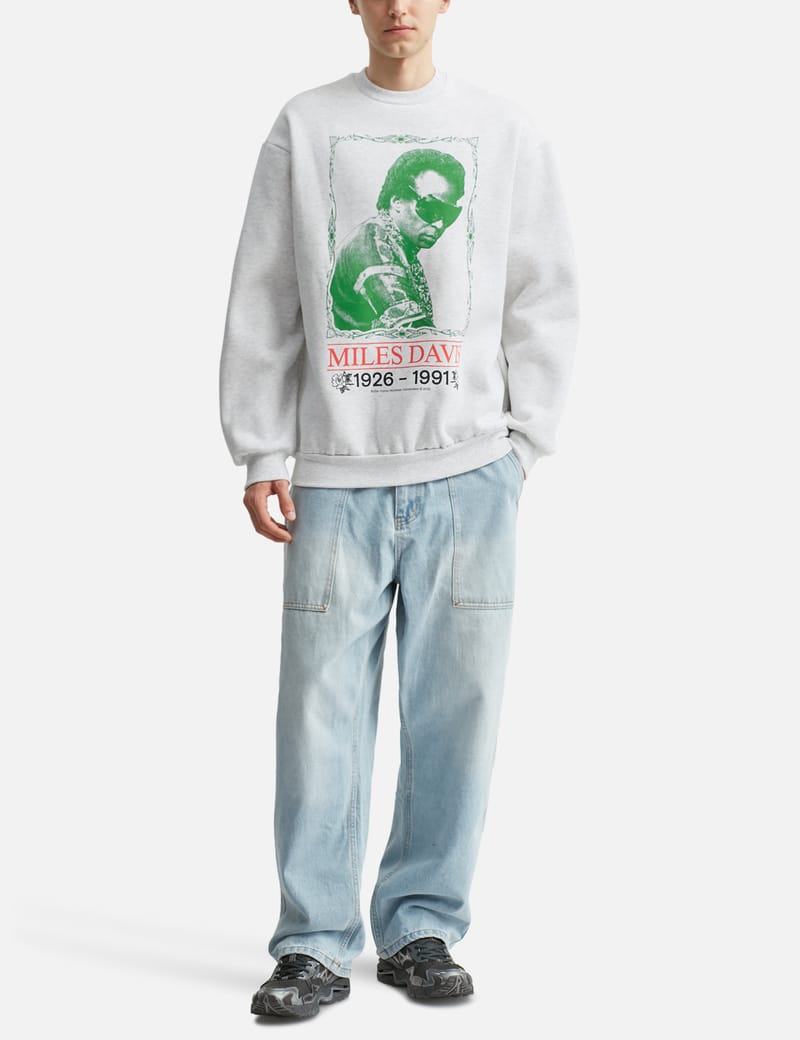 Butter Goods - Butter Goods x Miles Davis Thanks Crewneck