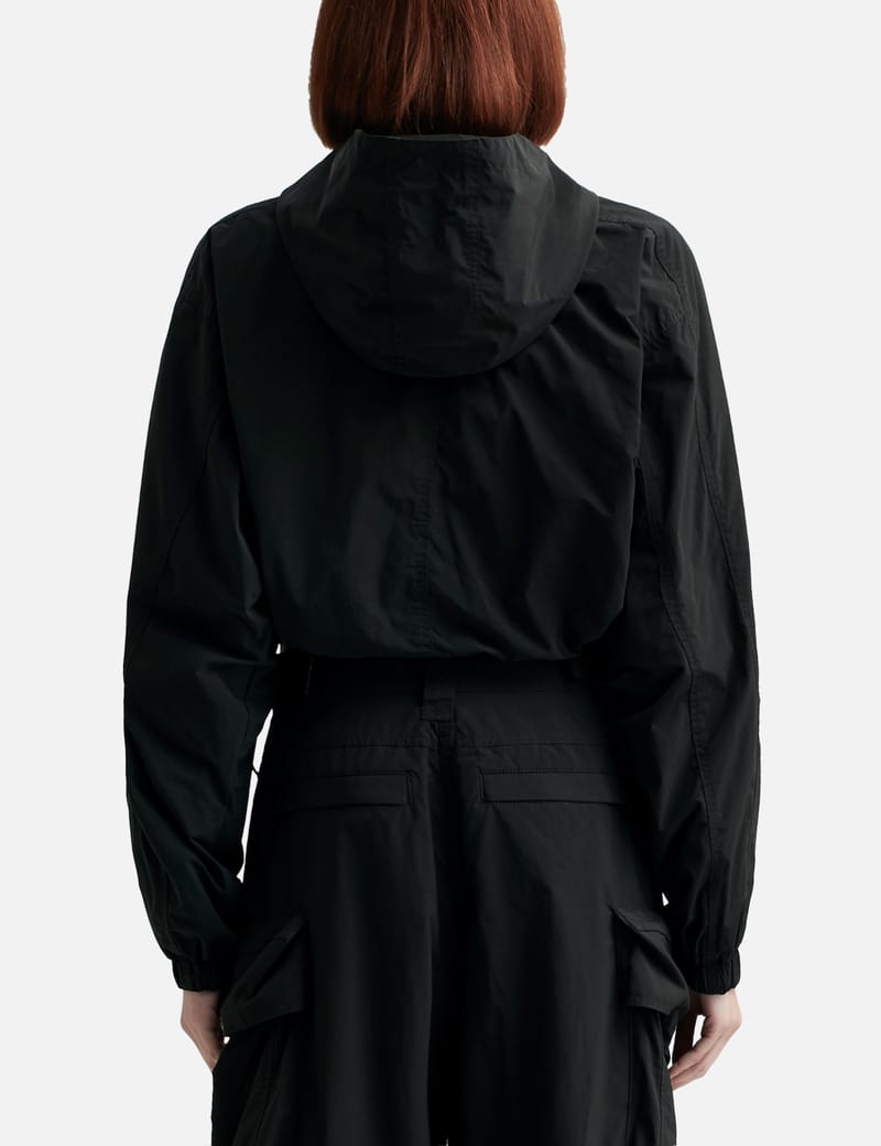 T By Alexander Wang - HOODED CROPPED ZIP JACKET | HBX