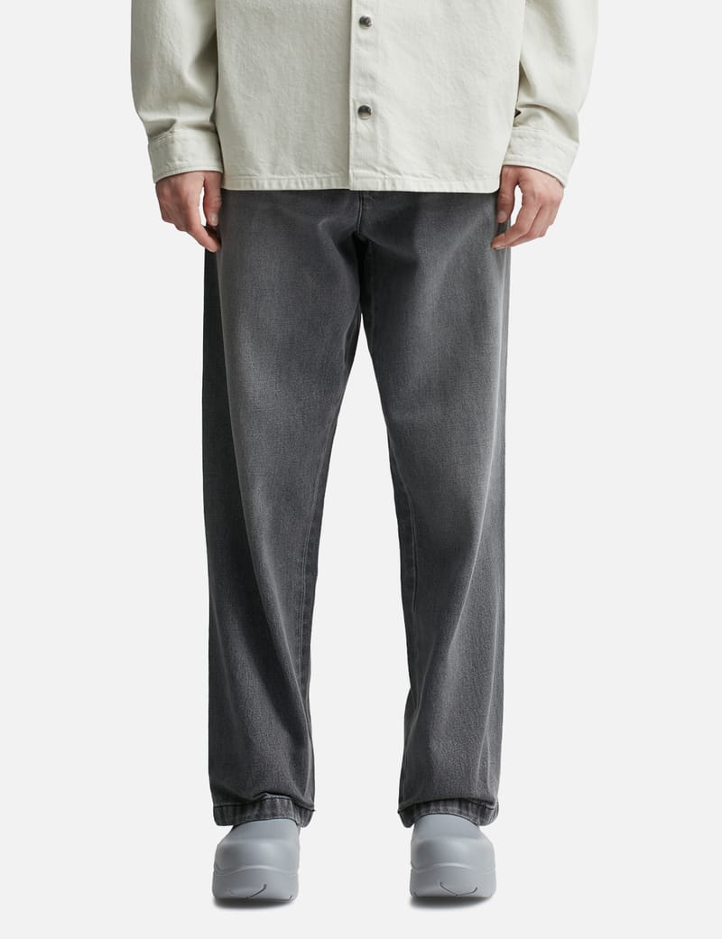 Prada - USED DENIM WIDE JEANS | HBX - Globally Curated Fashion and