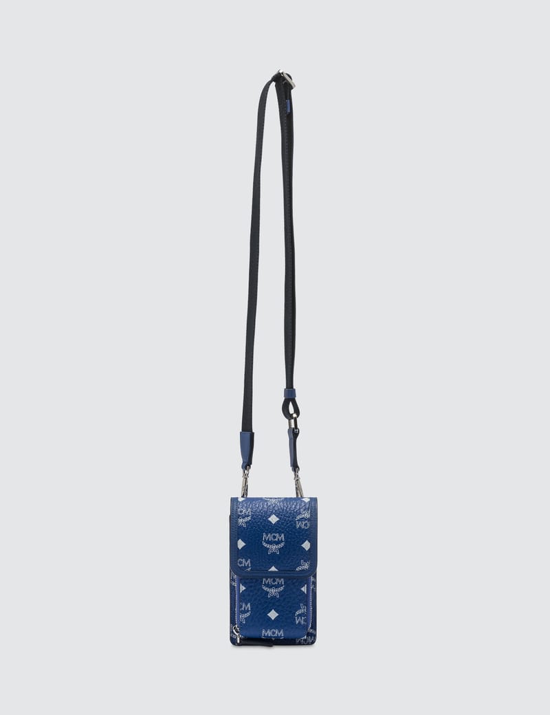 MCM Crossbody Phone Case in Visetos HBX Globally Curated Fashion and Lifestyle by Hypebeast