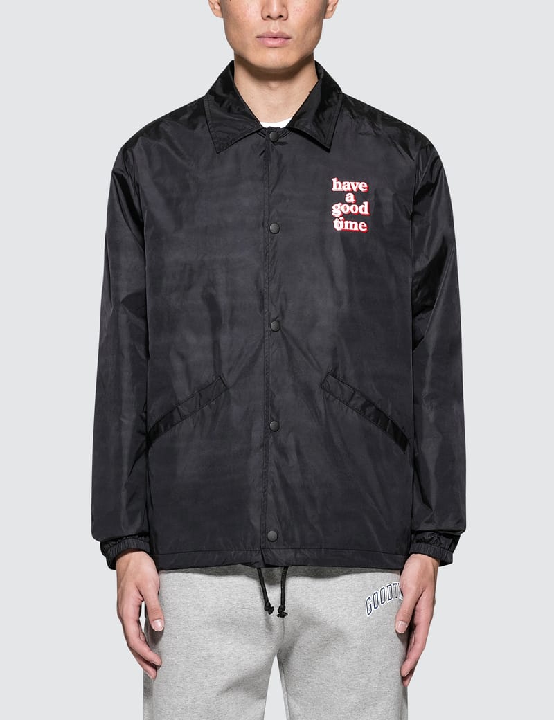*新作アイテム* HAVE A GOOD TIME 3D Logo Coach Jacket Have A Good Time - 3D Logo Coach Jacket | HBX - Globally