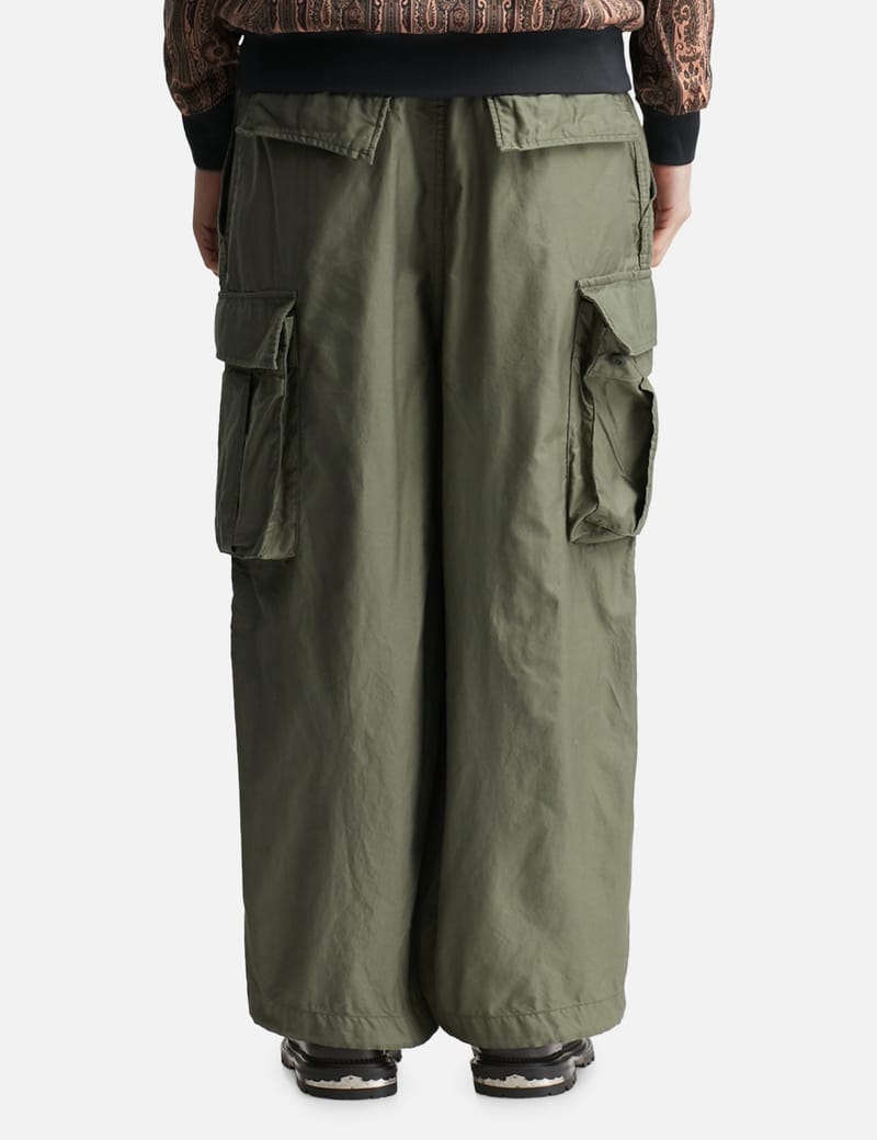 Needles H.D. Pant - BDU - Balloon-fit cotton BDU pants with six