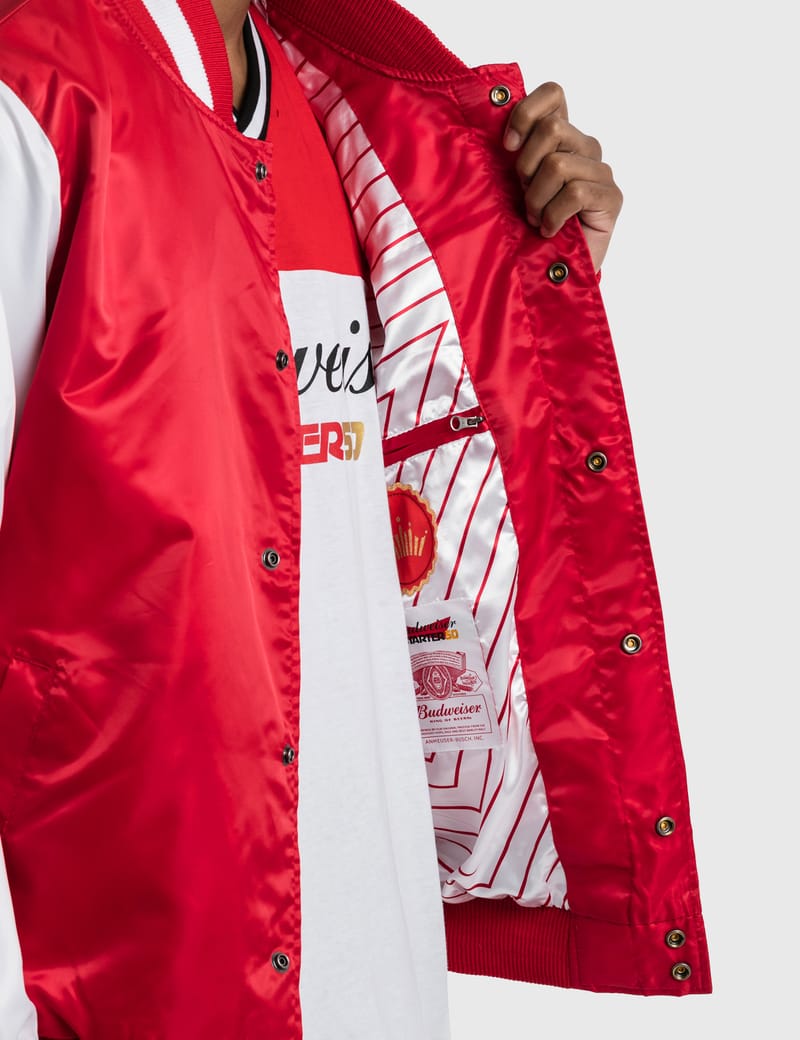 Starter - Budweiser x Starter Crown Satin Jacket | HBX - Globally