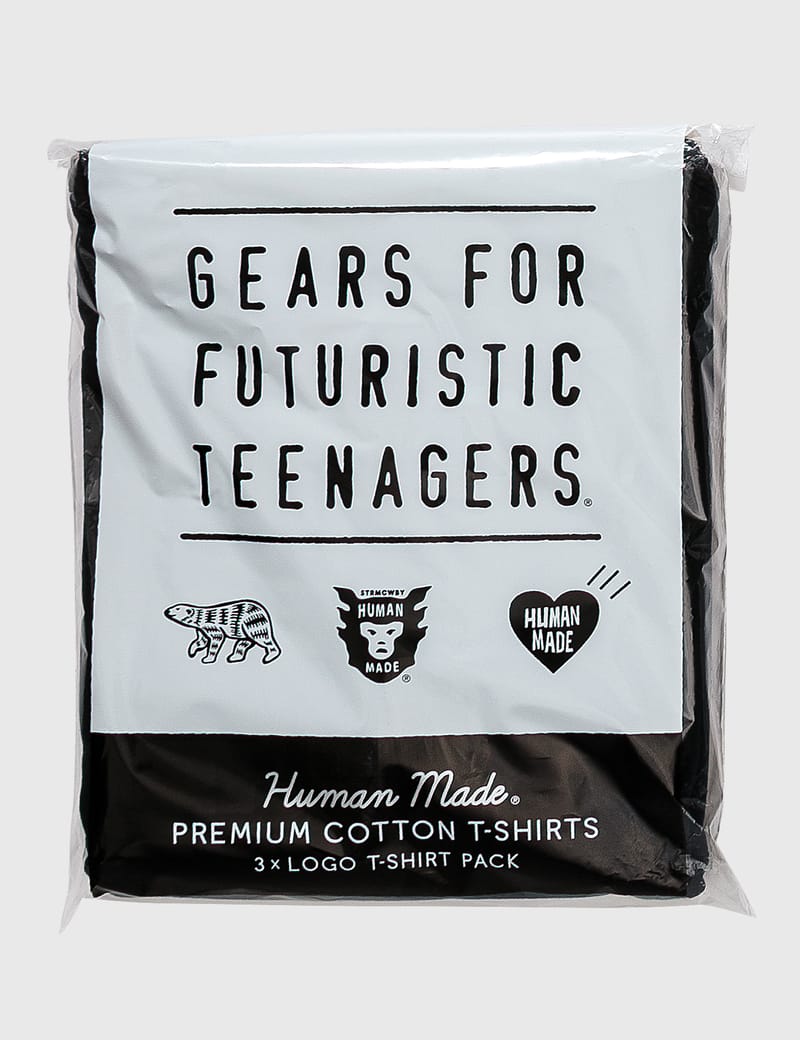 HUMAN MADE 3Pack T-Shirt Set size XL