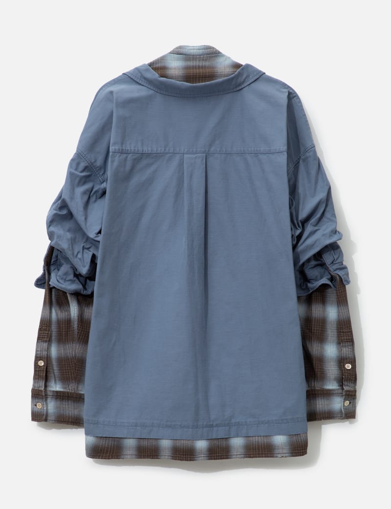Maison Mihara Yasuhiro - Layered Long Sleeve Shirt | HBX