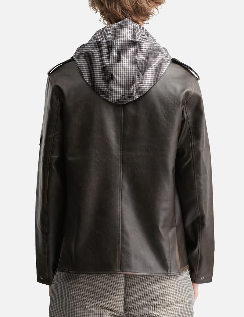 Umbro Umbro X Slam Jam Eco Leather Service Jacket - Loose-fit eco