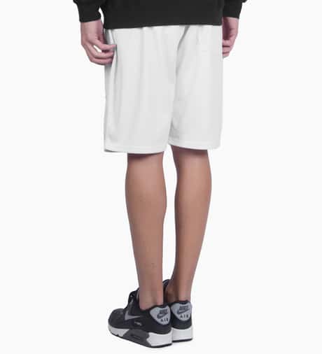 Stüssy - White One World Mesh Shorts | HBX - Globally Stüssy - White One World Mesh Shorts | HBX - Globally