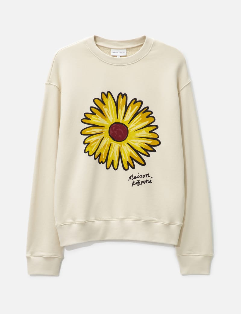 Maison Kitsuné - FLOATING FLOWER COMFORT SWEATSHIRT | HBX