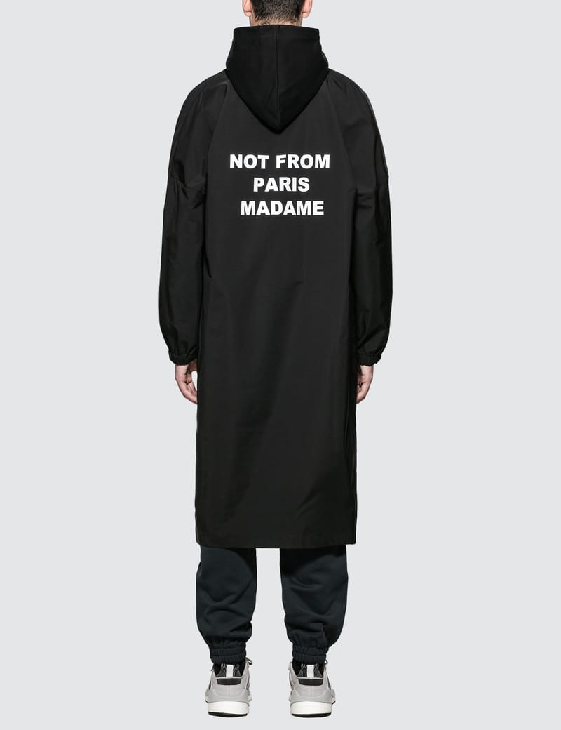 Drôle de Monsieur - NFPM Collared Long Raincoat | HBX - Globally