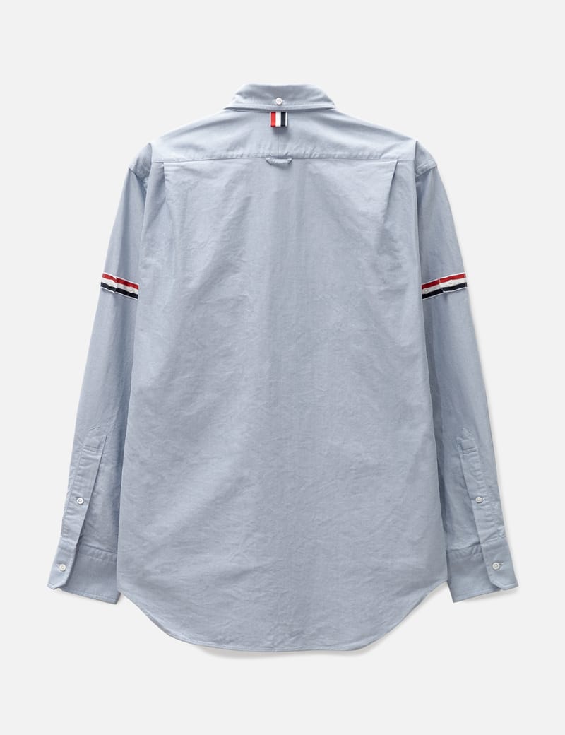 Thom Browne - Oxford Striped Grosgrain Armband Classic Shirt