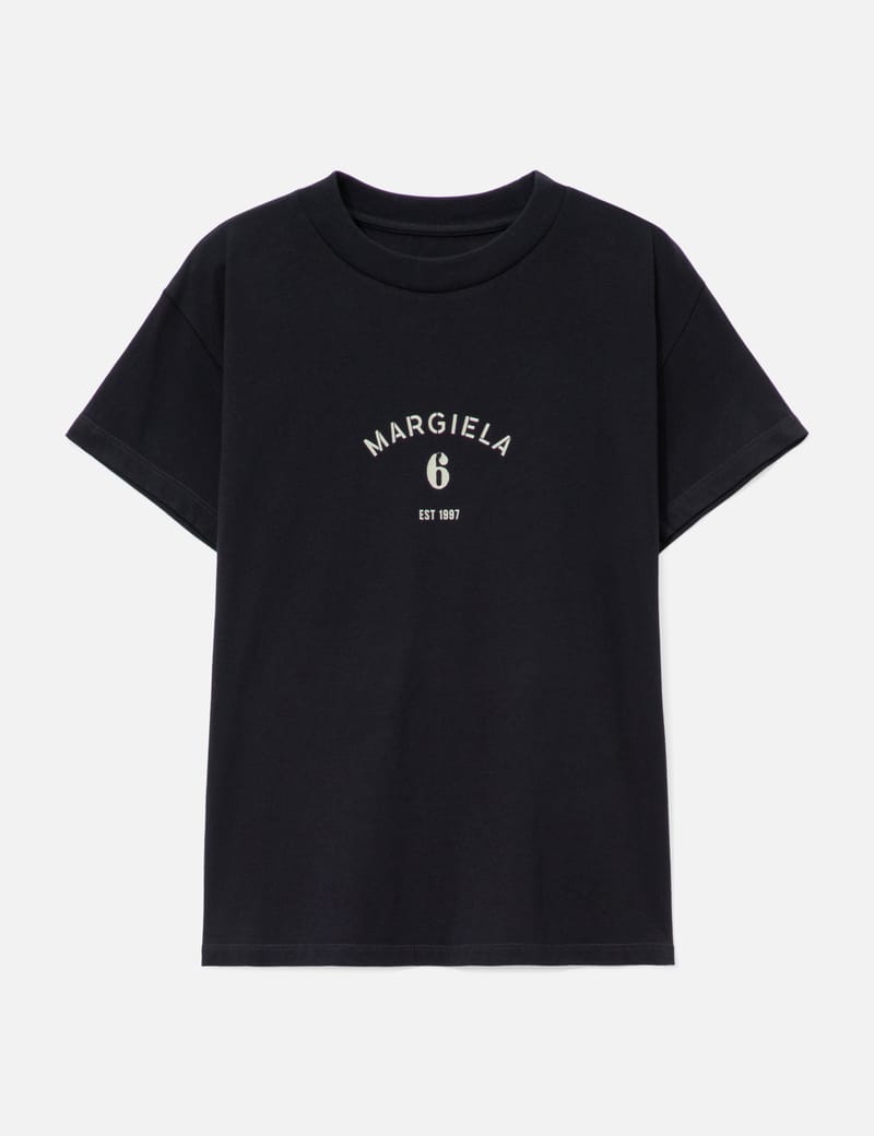 MM6 Maison Margiela Signature Jersey T-Shirt - Cotton tee with