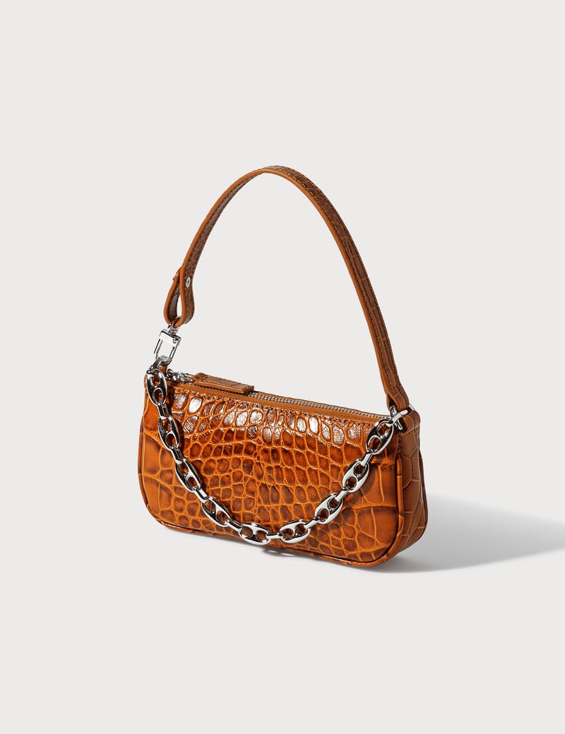 ☆人気☆【BY FAR】☆MINI RACHEL CROCO EMBOSSED LEATHER BAG☆ BY FAR - Mini Rachel Croco Embossed Leather Bag | HBX