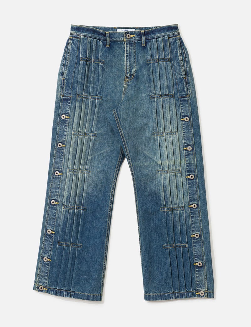 FDMTL Classic Fit Denim CS127 - 日本製パッチワーク×ストレートが