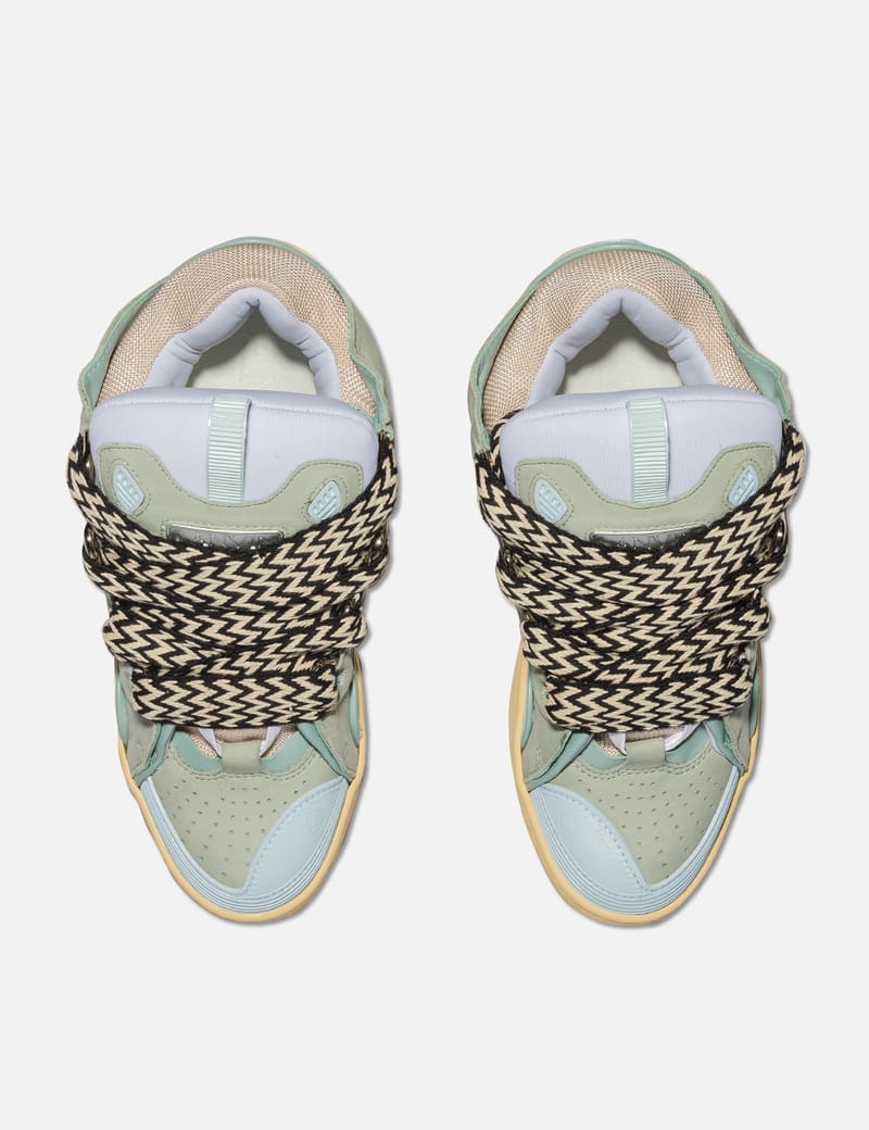 Lanvin - LEATHER CURB SNEAKERS | HBX - Globally Curated