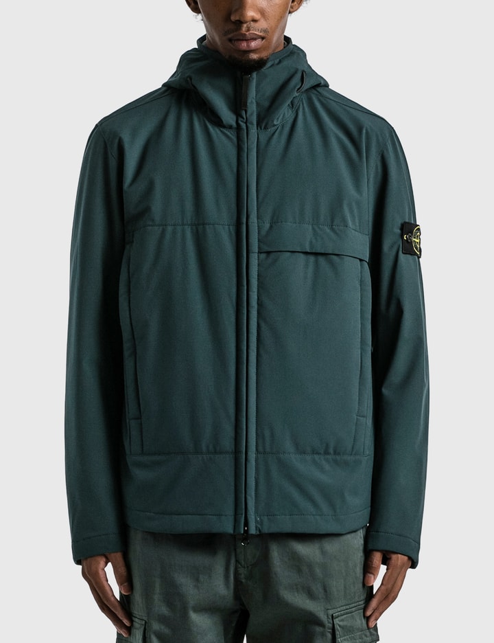Stone Island Shell R 스톤 아일랜드 - 소프트 쉘-R_E.DYE® 후드 재킷 | HBX