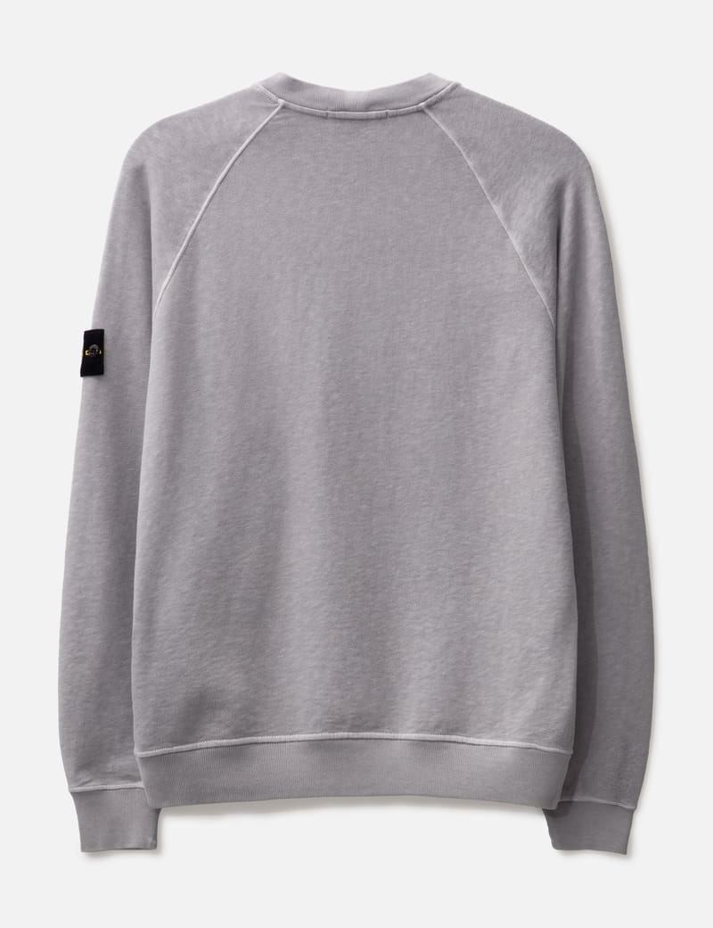 スウェット・トレーナー [STONE ]Old Treatment Sweatshirt/Crewneck Regular Fit Stone Island - 'Old' Treatment Crewneck Sweatshirt | HBX