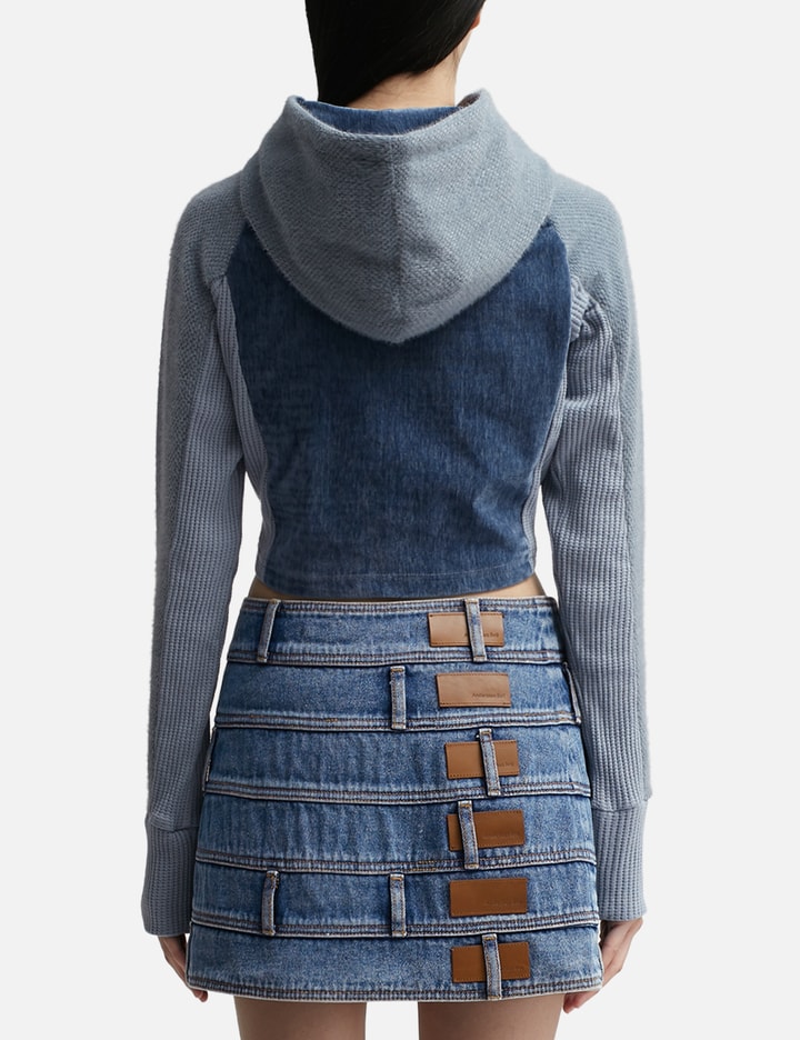 Andersson Bell Velour Wrinkle Tight Hoodie HBX Globally Curated