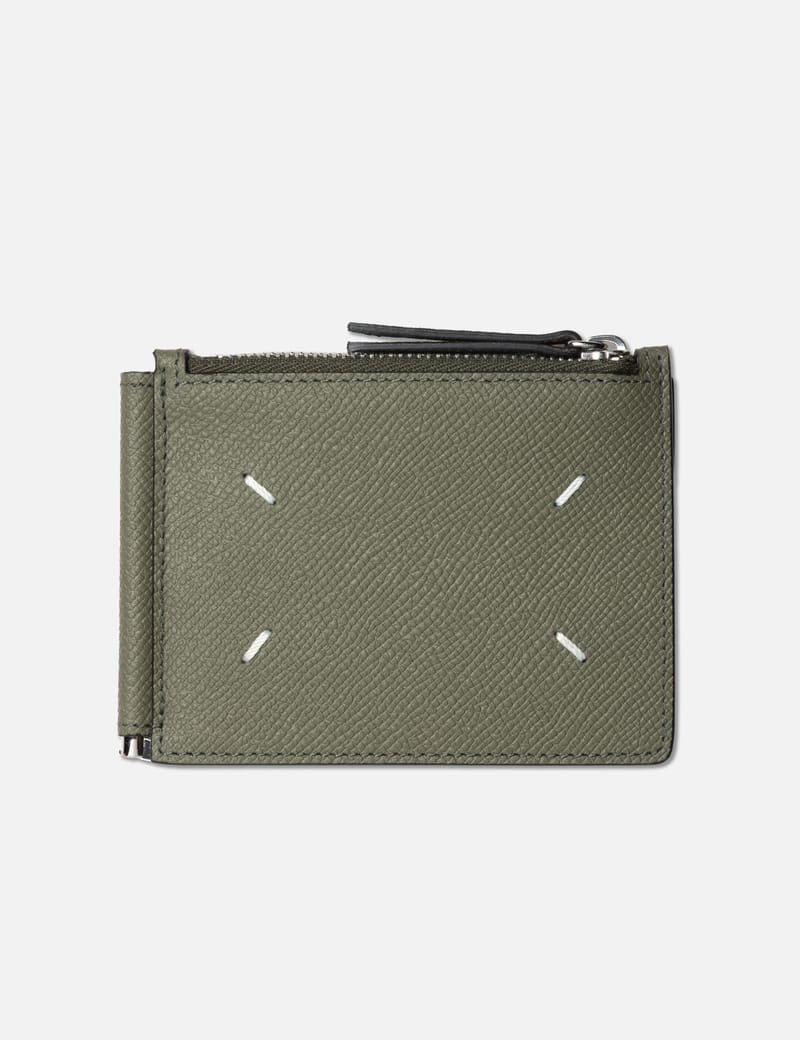 ■財布 Maison Margiela Bi-Fold Clip Wallet Maison Margiela - Bifold Wallet with Money Clip | HBX