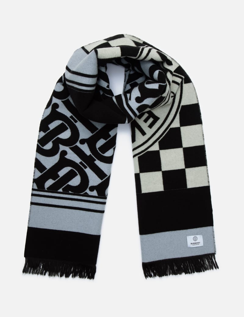 Burberry - ホースフェリープリント キャンバス＆レザー ジップ