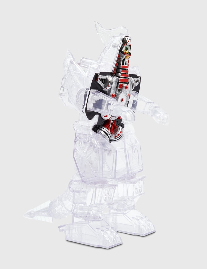 Super 7 - Mighty Morphin Power Rangers Super Cyborg - Dragonzord (Clear ...