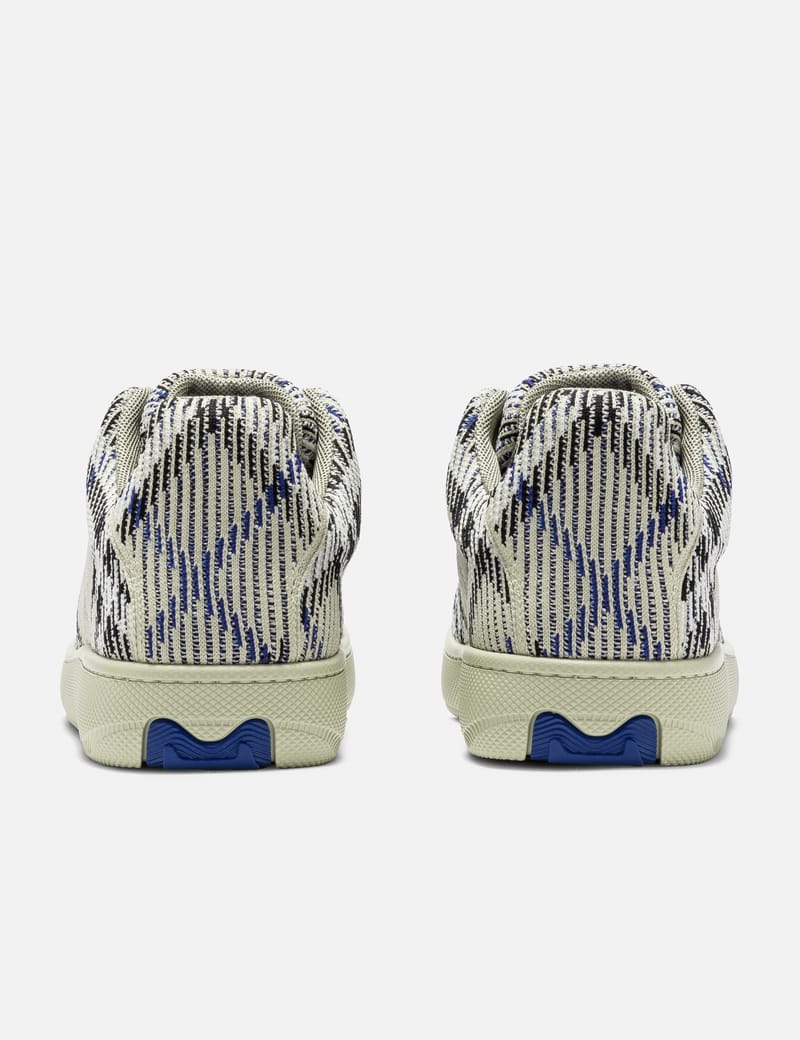 Check Knit Box Sneakers