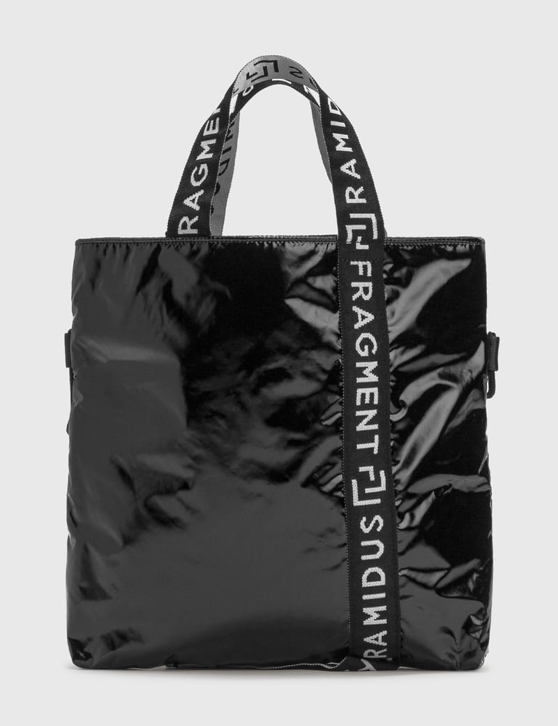 RAMIDUS - Fragment Design x Ramidus PU Coating Two Way Tote Bag (L