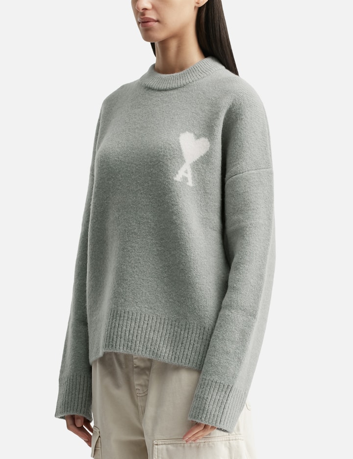 GREY ALPACA AMI DE COEUR CREWNECK SWEATER