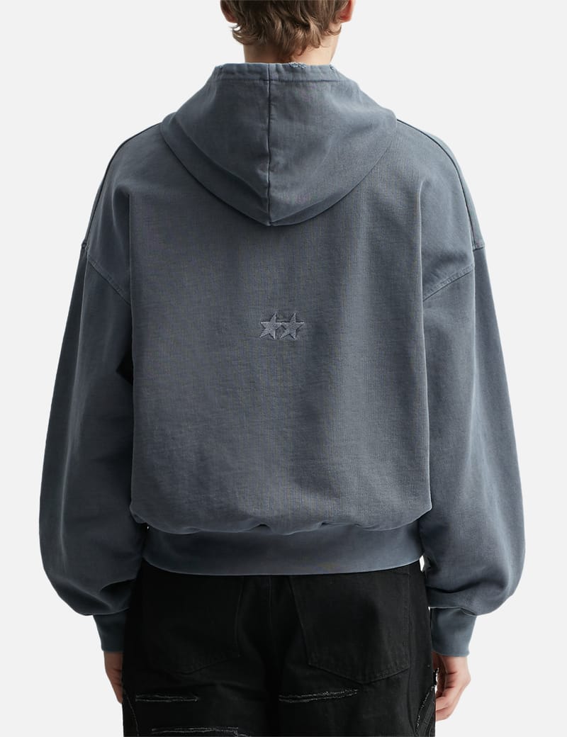 TwoJeys pigment dyed blue icon フーディー Pigment Dyed Blue Icon Hoodie – Twojeys