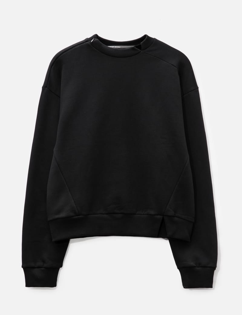 Spencer Badu Side Zip Crewneck Sweatshirt HBX Globally