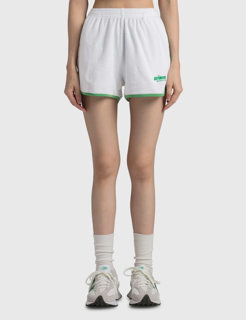 【SPORTY & RICH/スポーティアンドリッチ】 BIKER SHORT SYRACUSEBIKERSHORTDARKNAVY_WHI