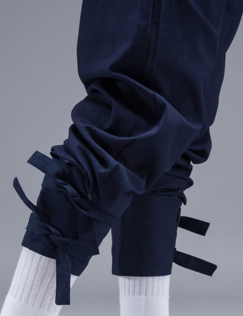 The Common-Folk - Osaka Indigo Hakama Kimono Pants | HBX