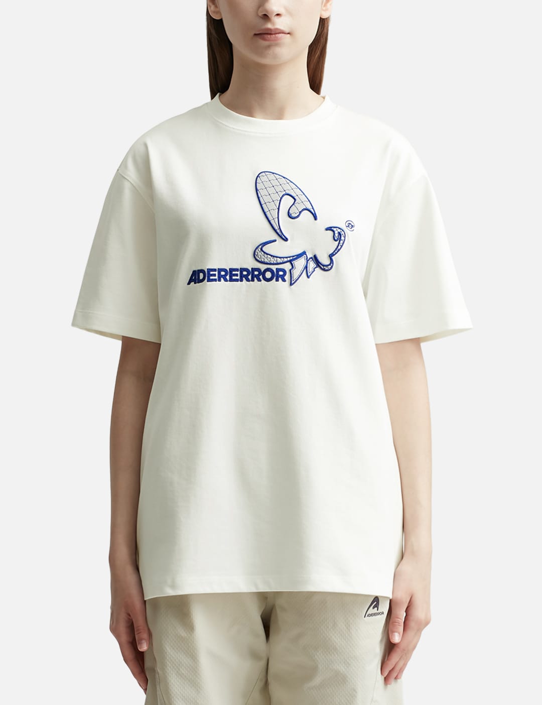 ADER ERROR バタフライ ロゴ Tシャツ | labiela.com