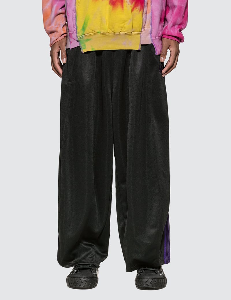 Needles x STUDIOUS H.D Track Pants black | angeloawards.com